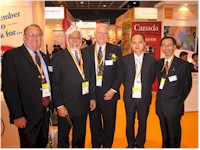 VIP Guests at the Canada Pavilion at the 2005 SME World Expo in Hong Kong