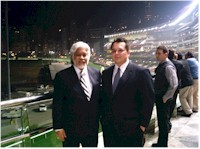 Tulshi Sen with First Nations Youth at the Hong Kong Jockey Club